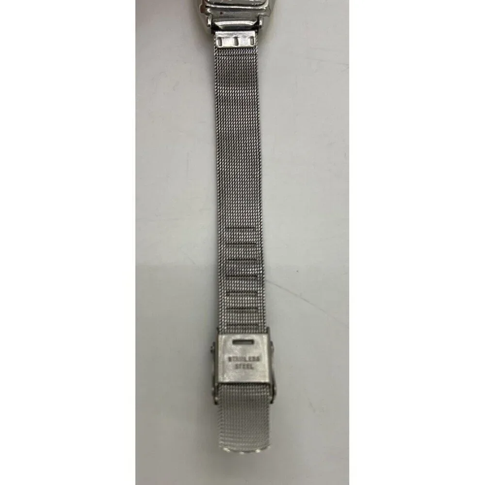 Skagen Denmark Steel Ultra Slim Two Tone White Face Women's Watch Mesh Bracelet